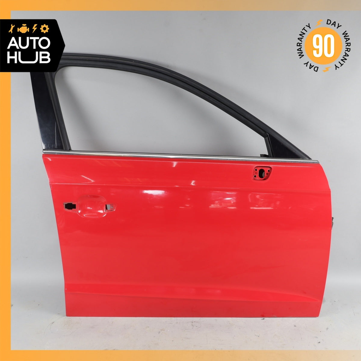 16-18 Audi 8V A3 E-Tron Door Shell Front Right Passenger Side Red OEM 78k - photo 2