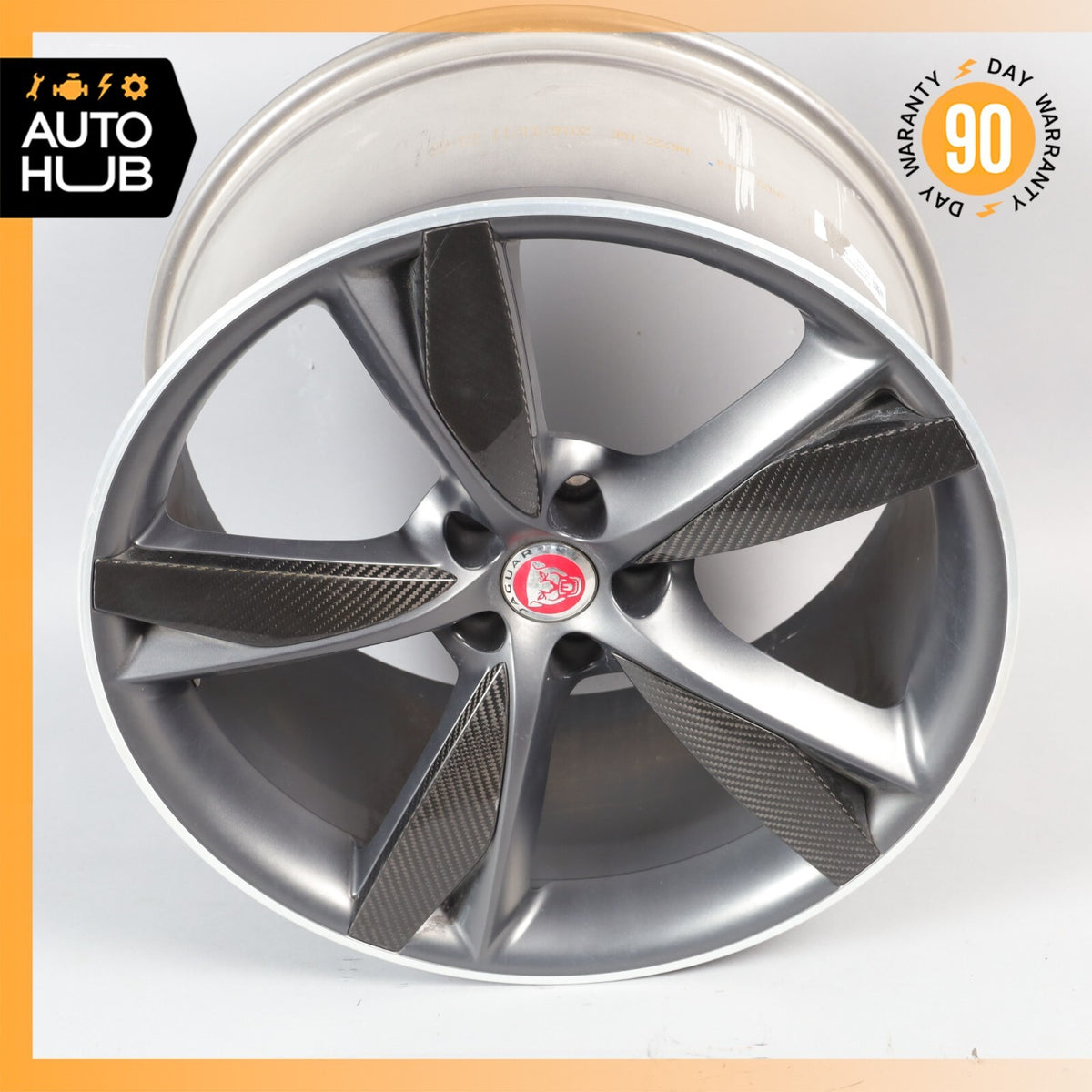 14-24 Jaguar X152 F-Type 10.5 x 20 20" Rear Wheel Rim EX5M1007FB OEM - photo 2