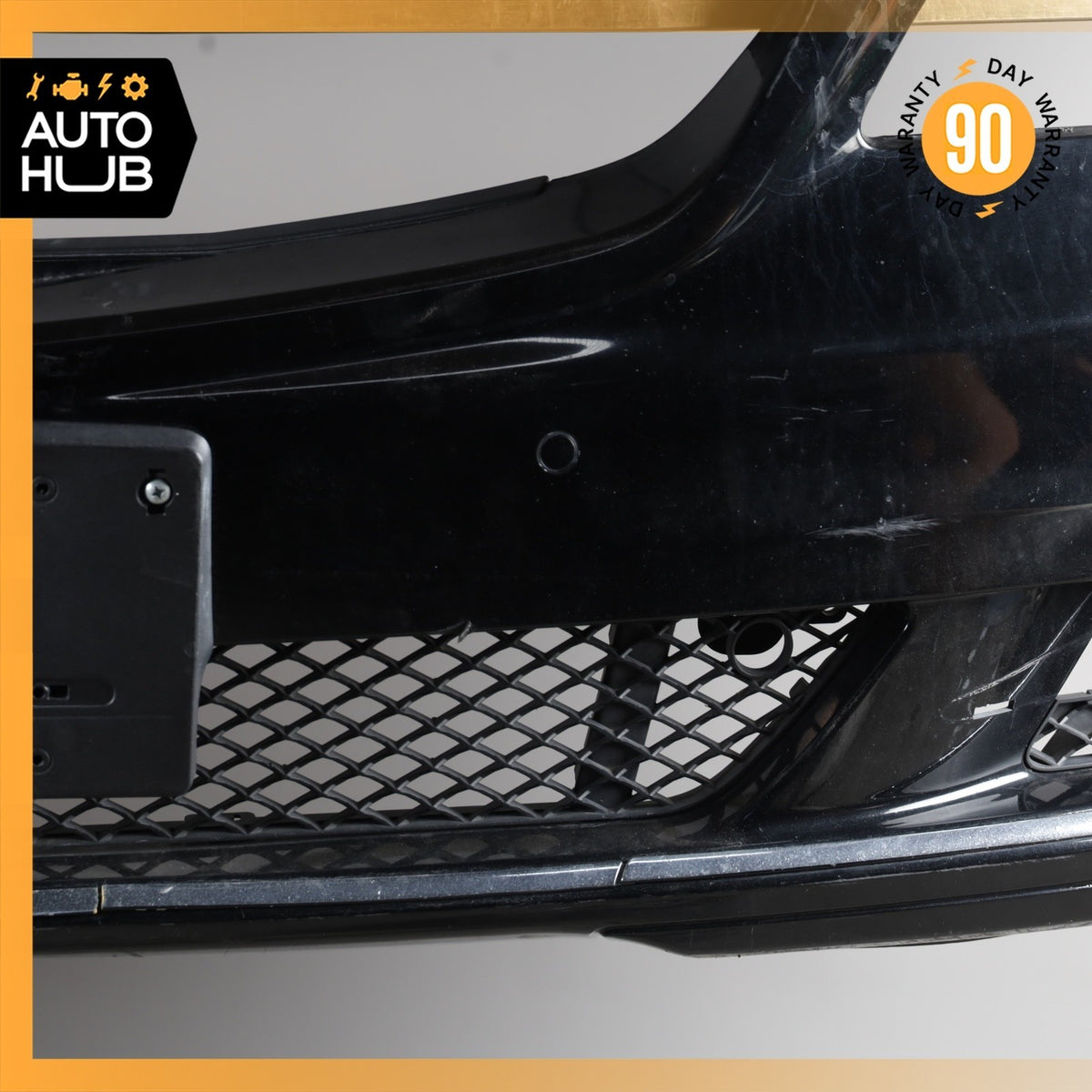 10-13 Mercedes W221 S400 S550 Base Front Bumper Cover Assembly Black OEM - photo 3