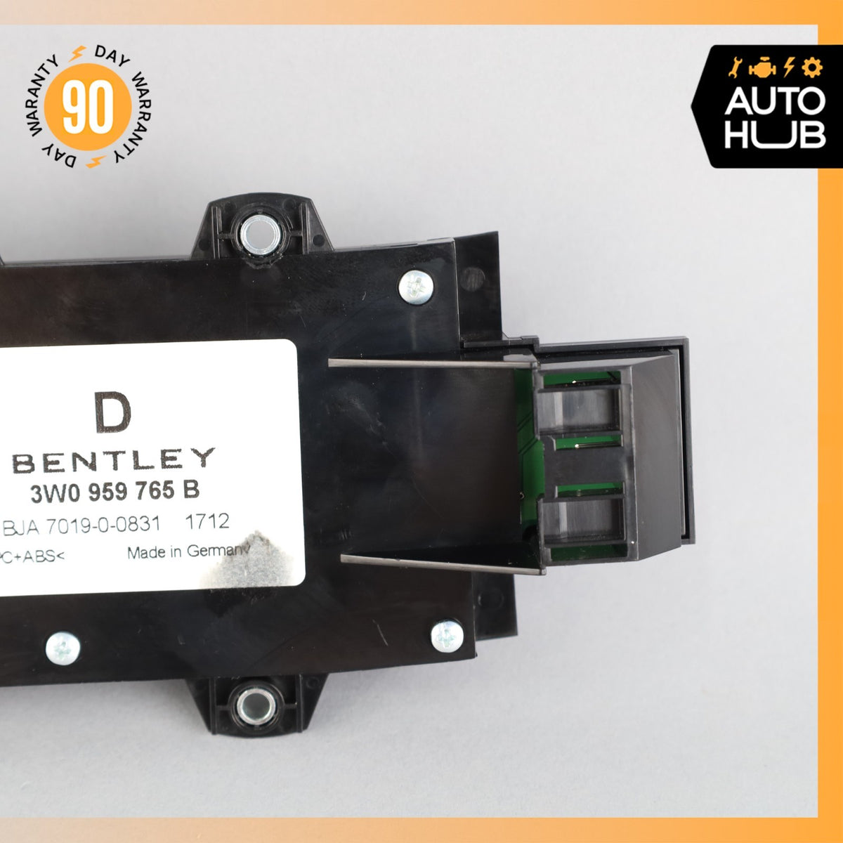 03-18 Bentley Continental GT GTC Front Left Seat Control Memory Switch OEM 73k - photo 7