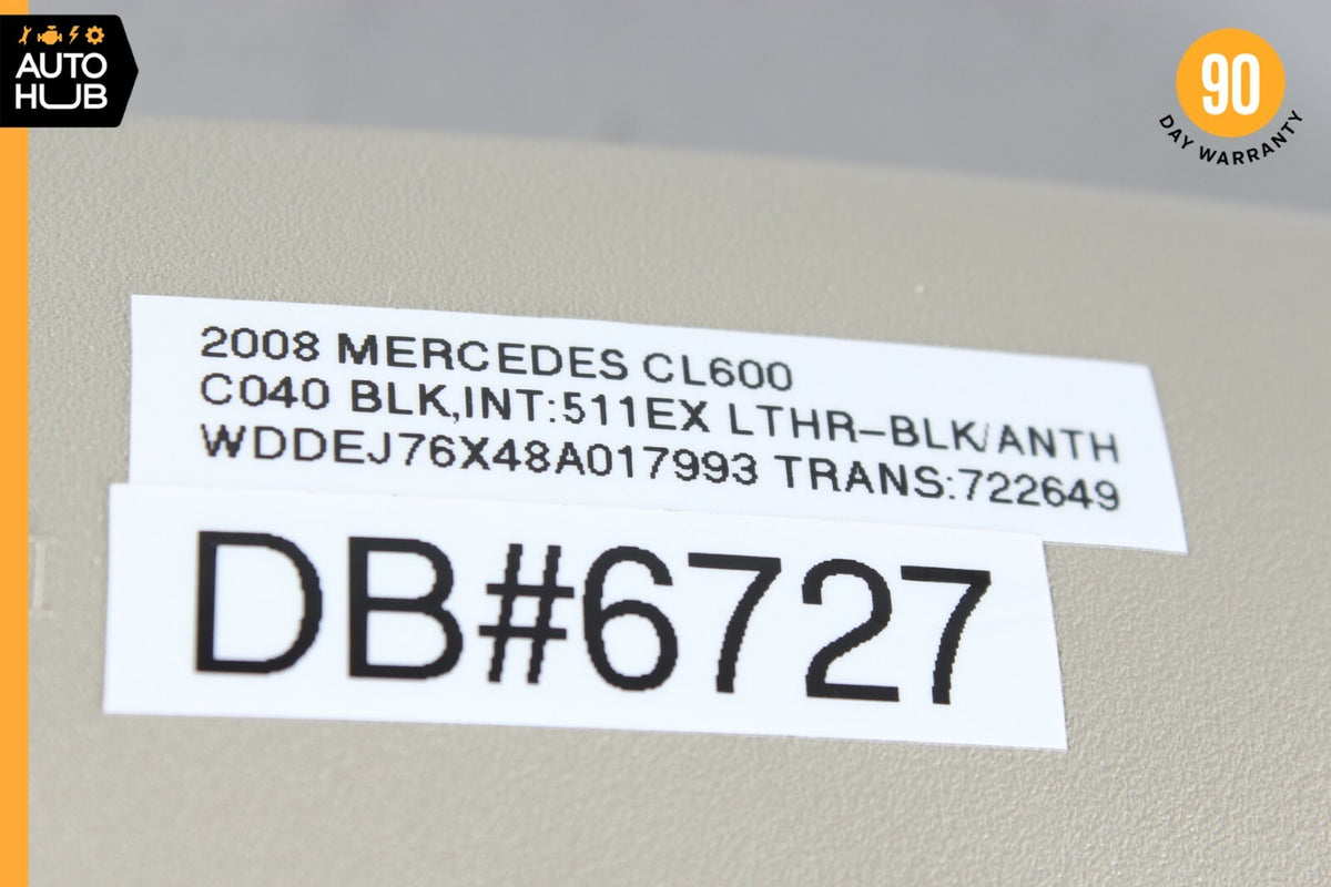 07-10 Mercedes W216 CL600 CL550 CL63 AMG Interior Rear View Mirror Gray OEM - photo 12