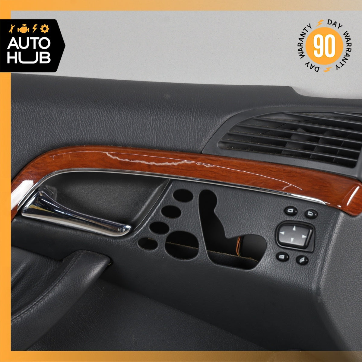 00-06 Mercedes W220 S350 S500 Interior Door Panel Front Left Side OEM - photo 8