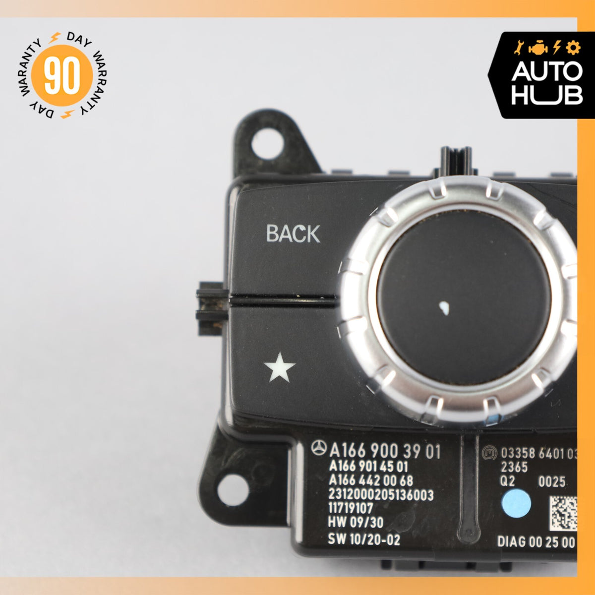12-13 Mercedes W166 ML63 AMG Center Console Navigation Stereo Control Switch OEM - photo 3