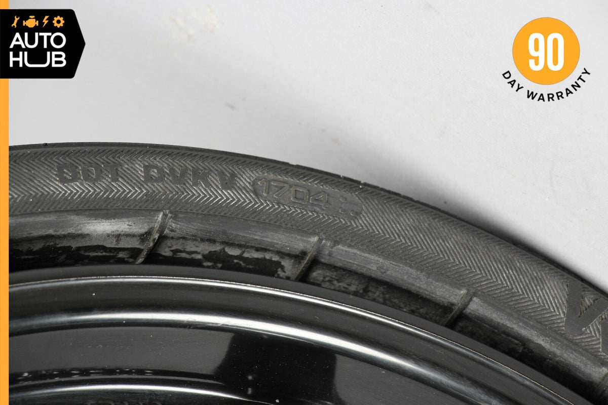 Mercedes R230 SL500 SL550 Emergency Spare Tire Wheel Donut Rim 17" 17 OEM 68k - photo 8