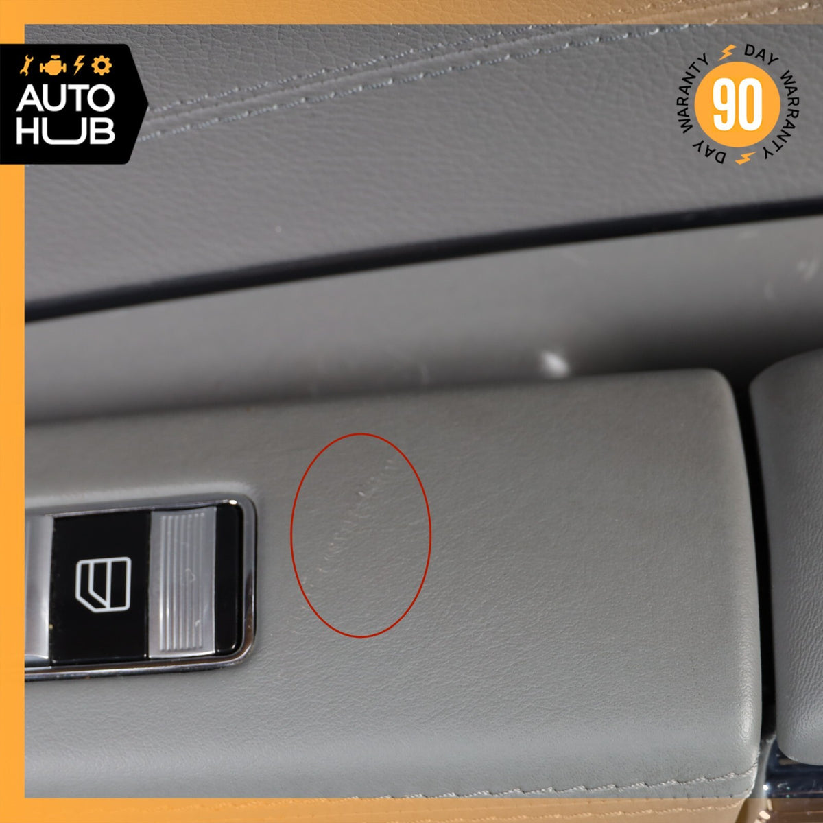 07-10 Mercedes W216 CL550 Front Right Passenger Interior Door Panel Gray OEM - photo 10