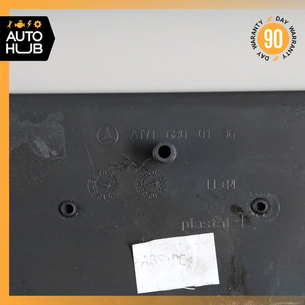 Mercedes R171 SLK350 SLK55 Center Console Convertible Top Mirror Switch Trim OEM - photo 16