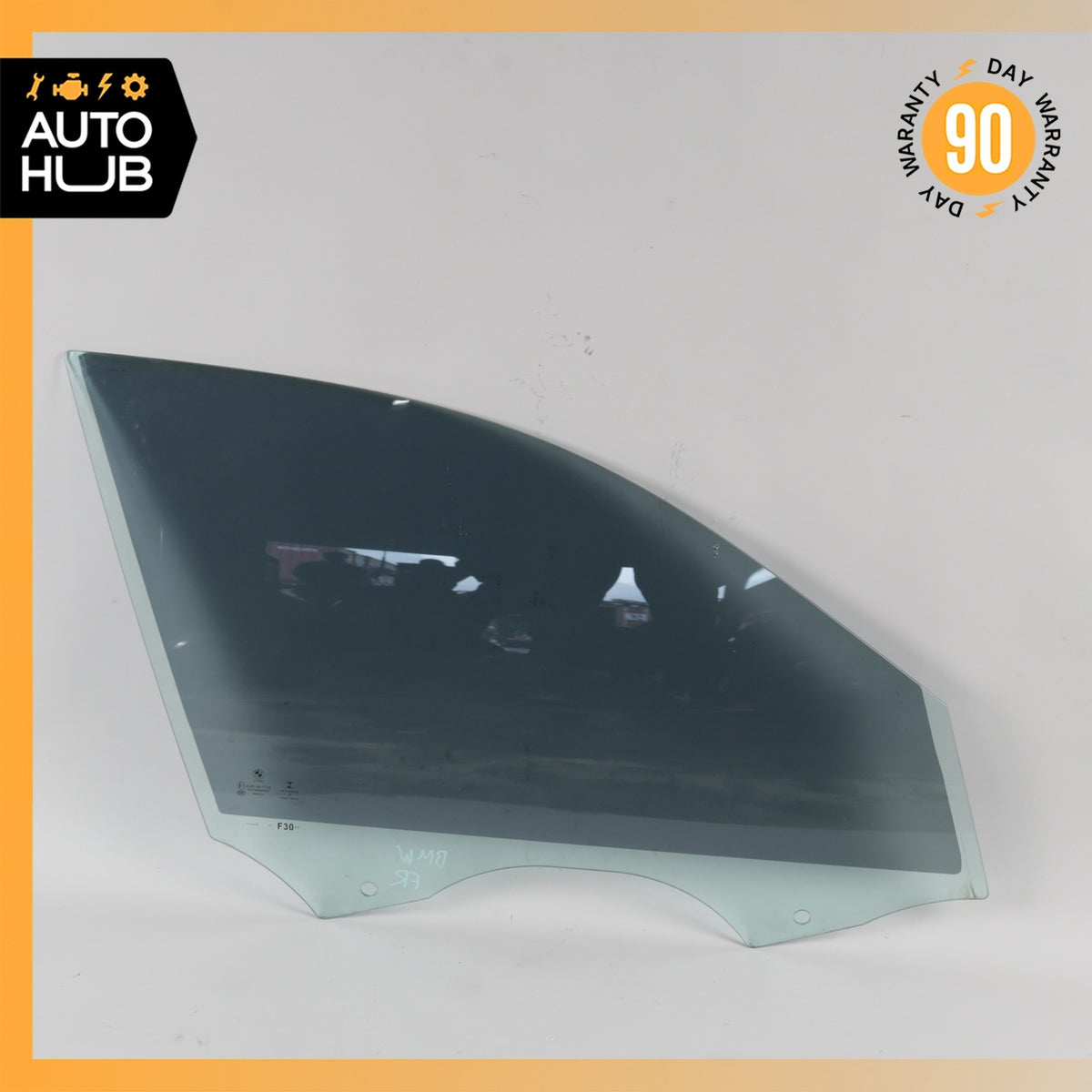 12-18 BMW F30 320i 335i 330e 340i Sedan Front Right Side Door Window Glass OEM - photo 2