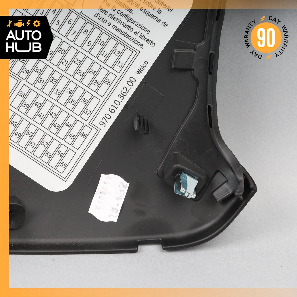 Porsche Panamera S Hybrid 970 Right Side Dashboard Trim Cover Panel Black OEM - photo 8