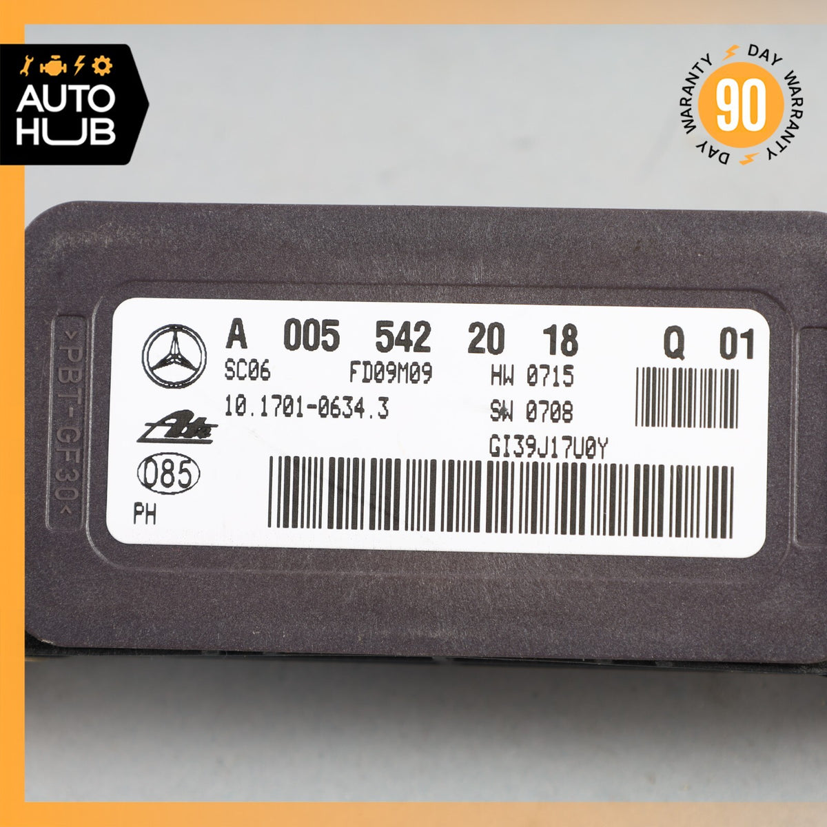 06-13 Mercedes X164 GL550 R350 CL550 S550 Yaw Turn Rate Sensor 0055422018 OEM - photo 5
