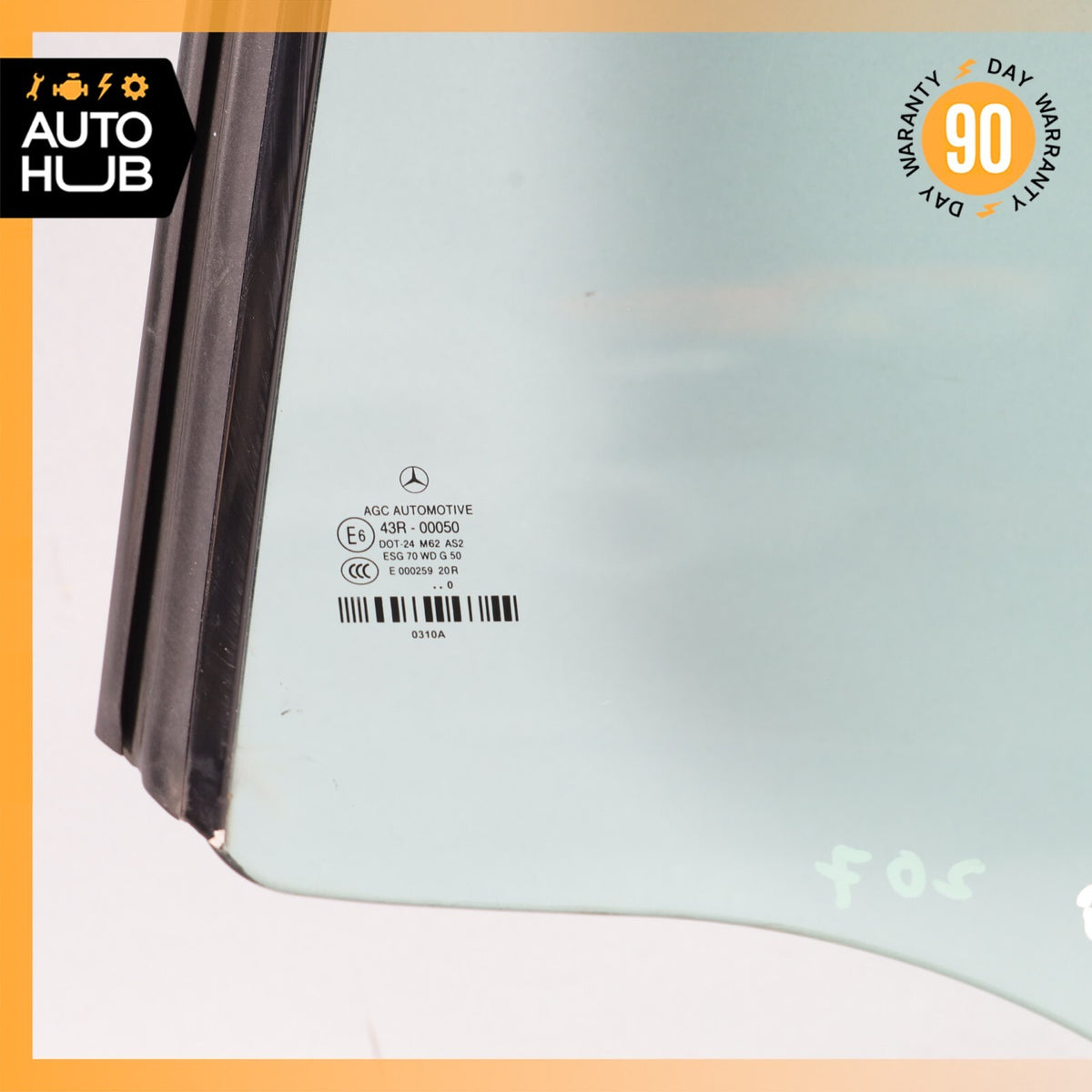 11-17 Mercedes W207 E550 Convertible Rear Left Quarter Window Glass OEM 46k - photo 9