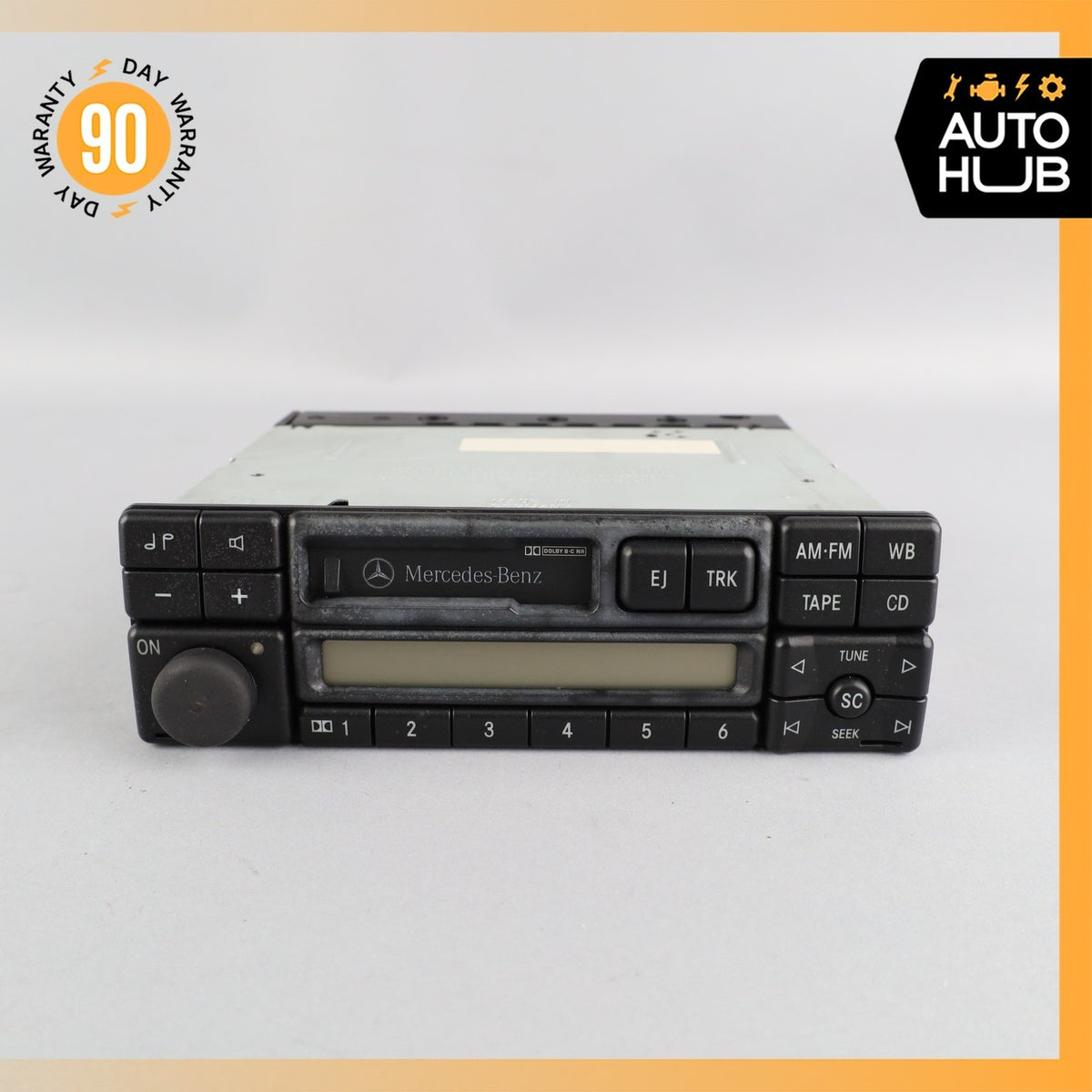 94-99 Mercedes W140 CL600 E320 AM/FM Becker Grand Prix Radio Cassette Player OEM - photo 3