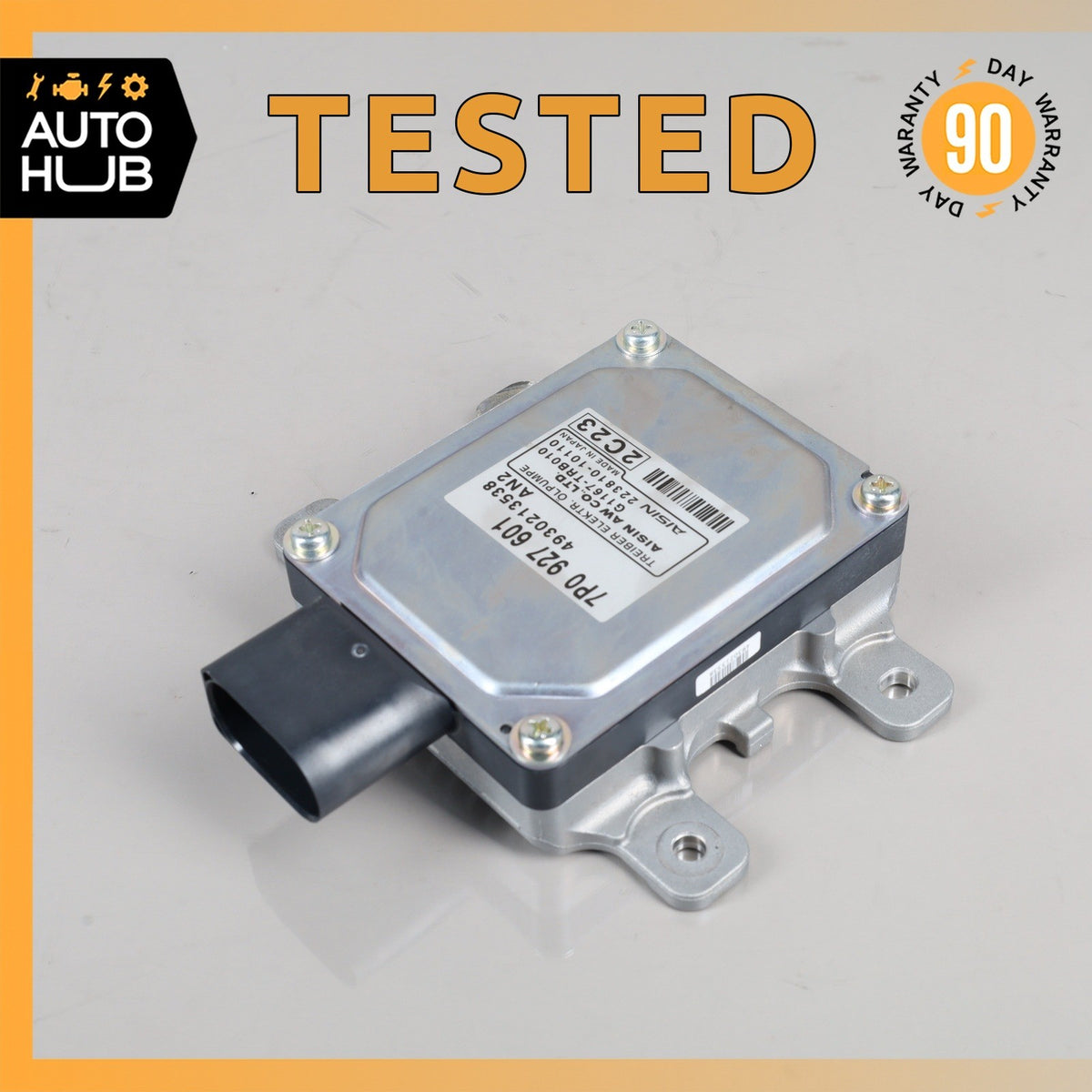 11-14 Porsche Cayenne 958 Engine Oil Pump Control Module Unit 7P0927601 OEM - photo 1