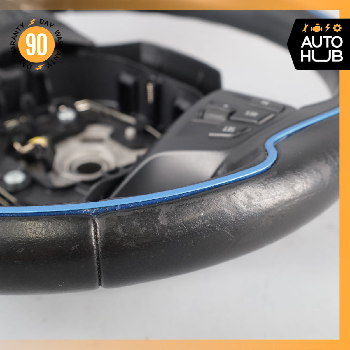 14-21 BMW i3 I01 Hybrid Steering Wheel Black 6870159 OEM - photo 19
