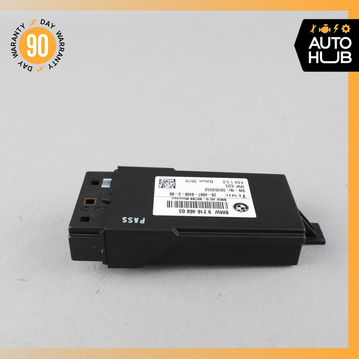 BMW F15 X5 Front Left or Right Seat Heating Control Module 9216468 OEM - photo 3
