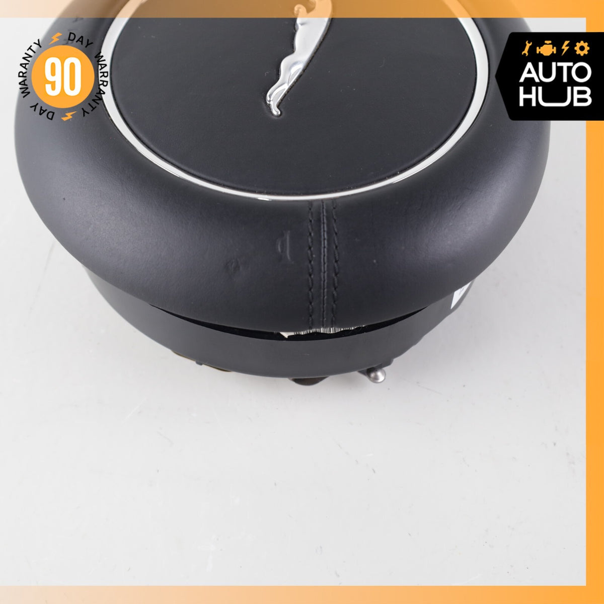 10-19 Jaguar X351 XJL 3.0L Steering Wheel Airbag Air Bag Black OEM - photo 2