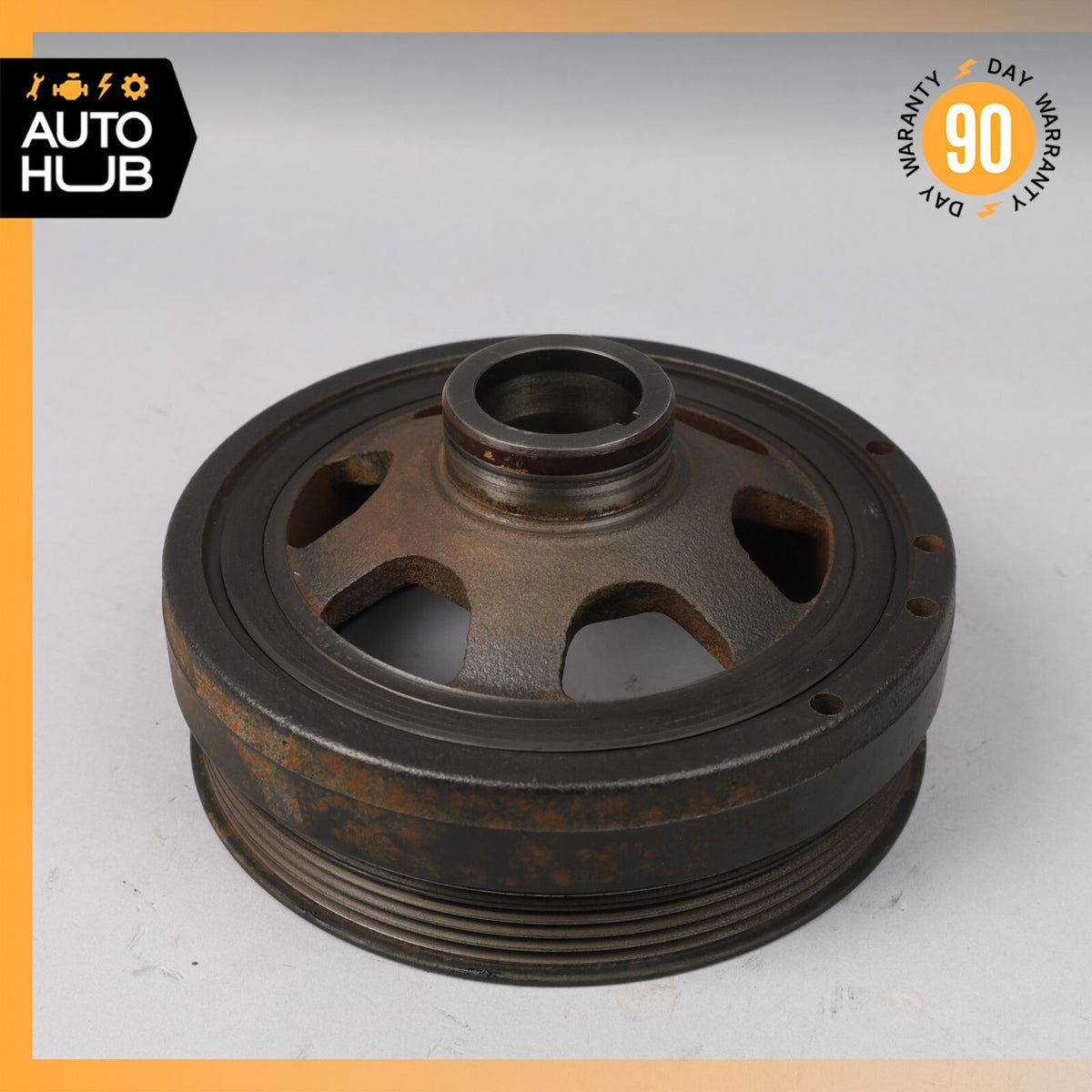 98-07 Mercedes R129 SL500 E430 Engine Motor Crankshaft Pulley Vibration Damper - photo 6