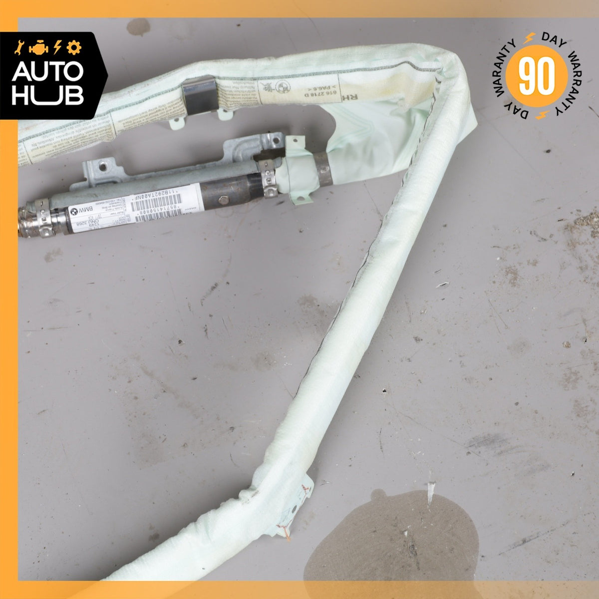 07-13 BMW E70 X5 Roof Curtain Air Bag Right Side OEM - photo 14