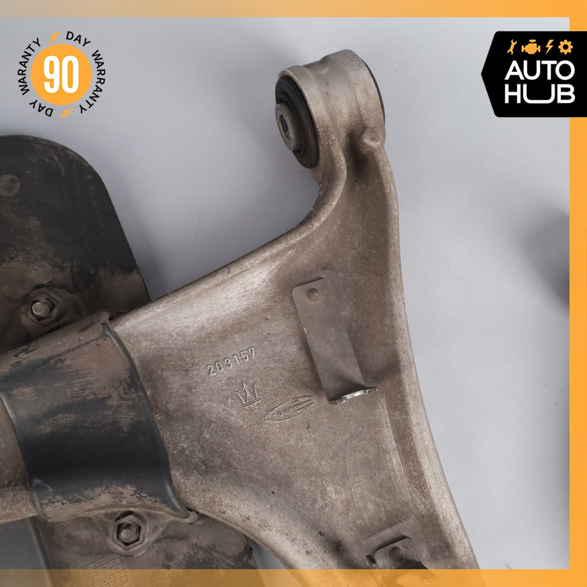 11-19 Maserati GranTurismo S M145 Rear Right Upper & Lower Control Arm Set OEM - photo 18
