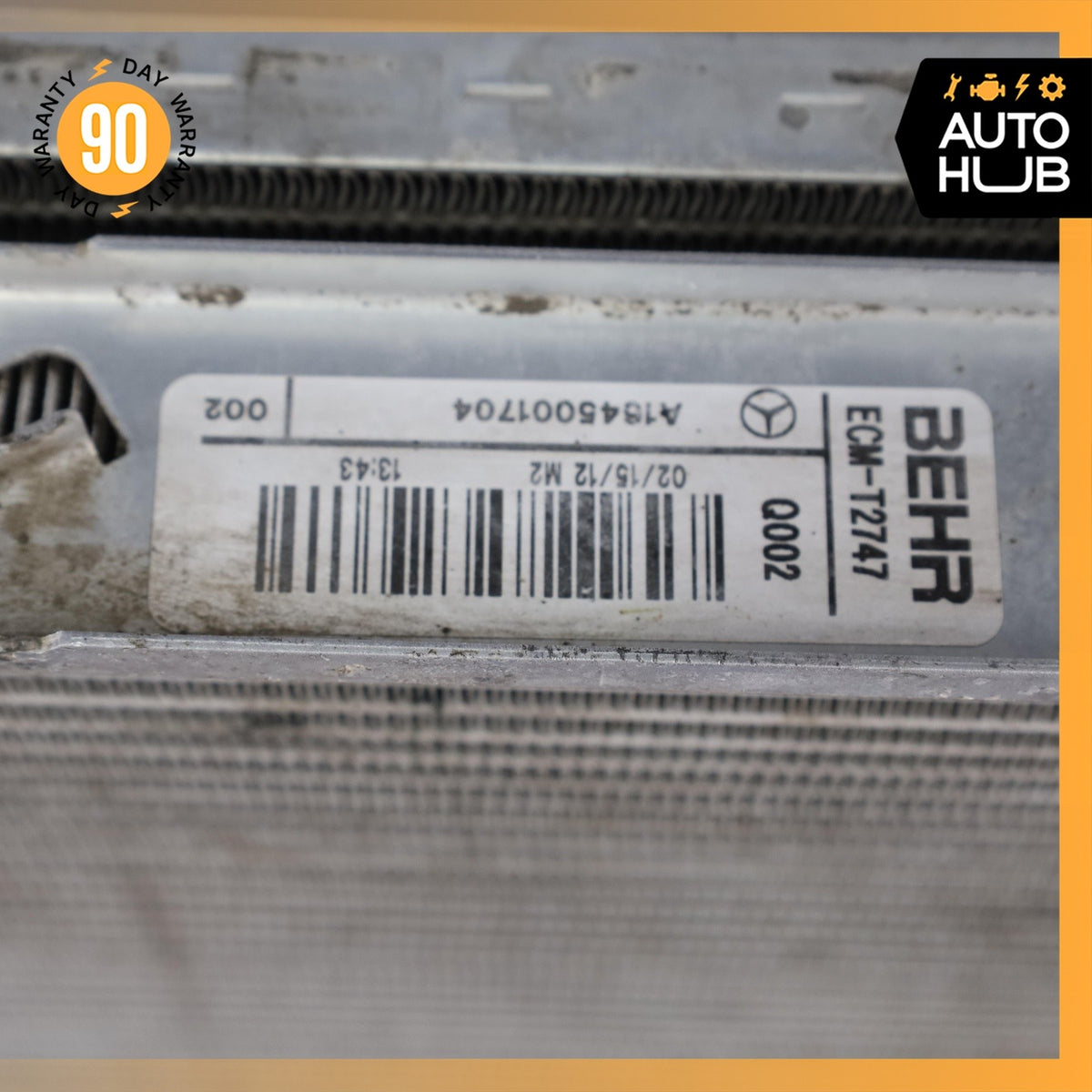 06-13 Mercedes X164 GL350 R350 Cooling Radiator AC Condenser Oil Cooler OEM - photo 10