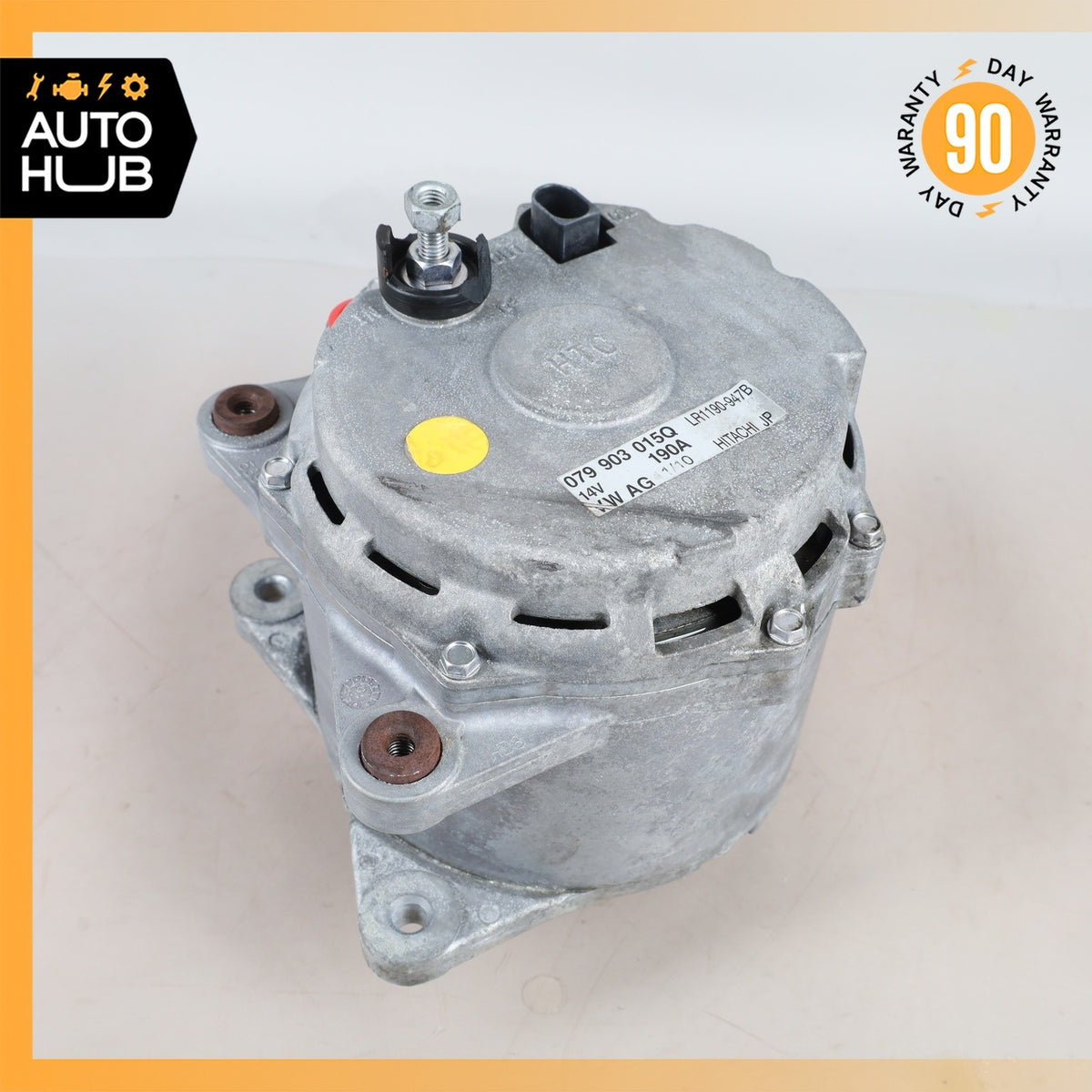 11-12 Audi D4 A8 4.2L V8 Engine Motor Alternator Generator 190A OEM - photo 8