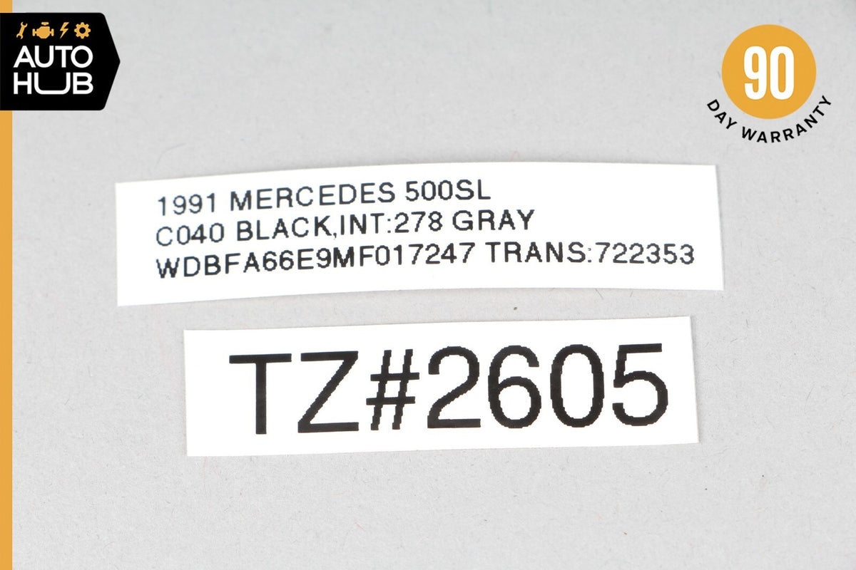 90-02 Mercedes R129 500SL 300SL Left Driver Side Quarter Panel Trim Black OEM - photo 12