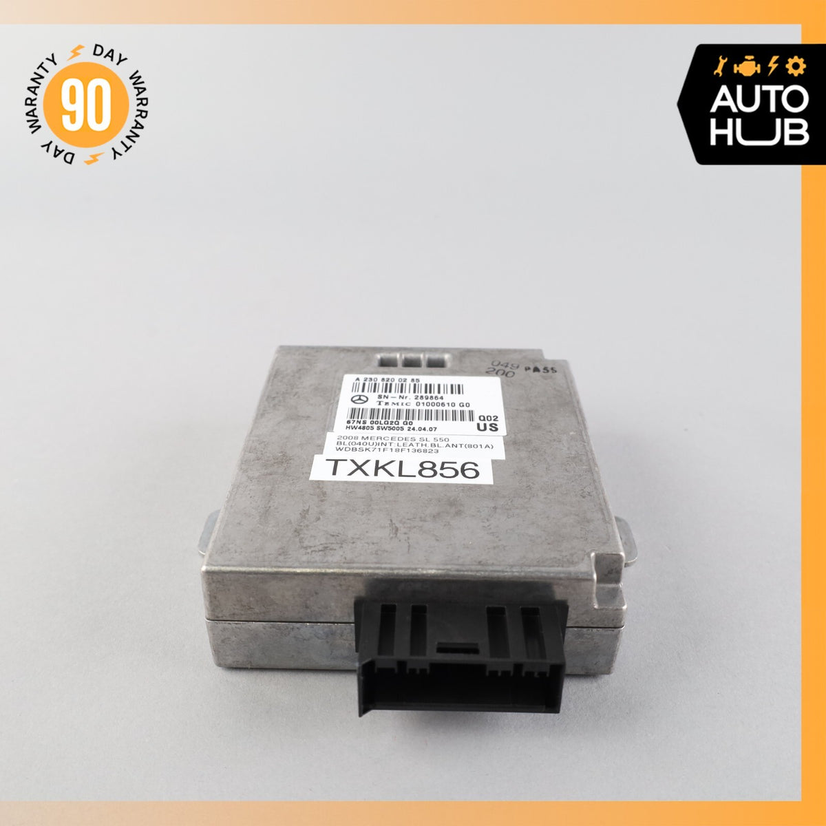 07-12 Mercedes R230 SL550 SL600 SL55 AMG Voice Control Module 2308200285 OEM - photo 5