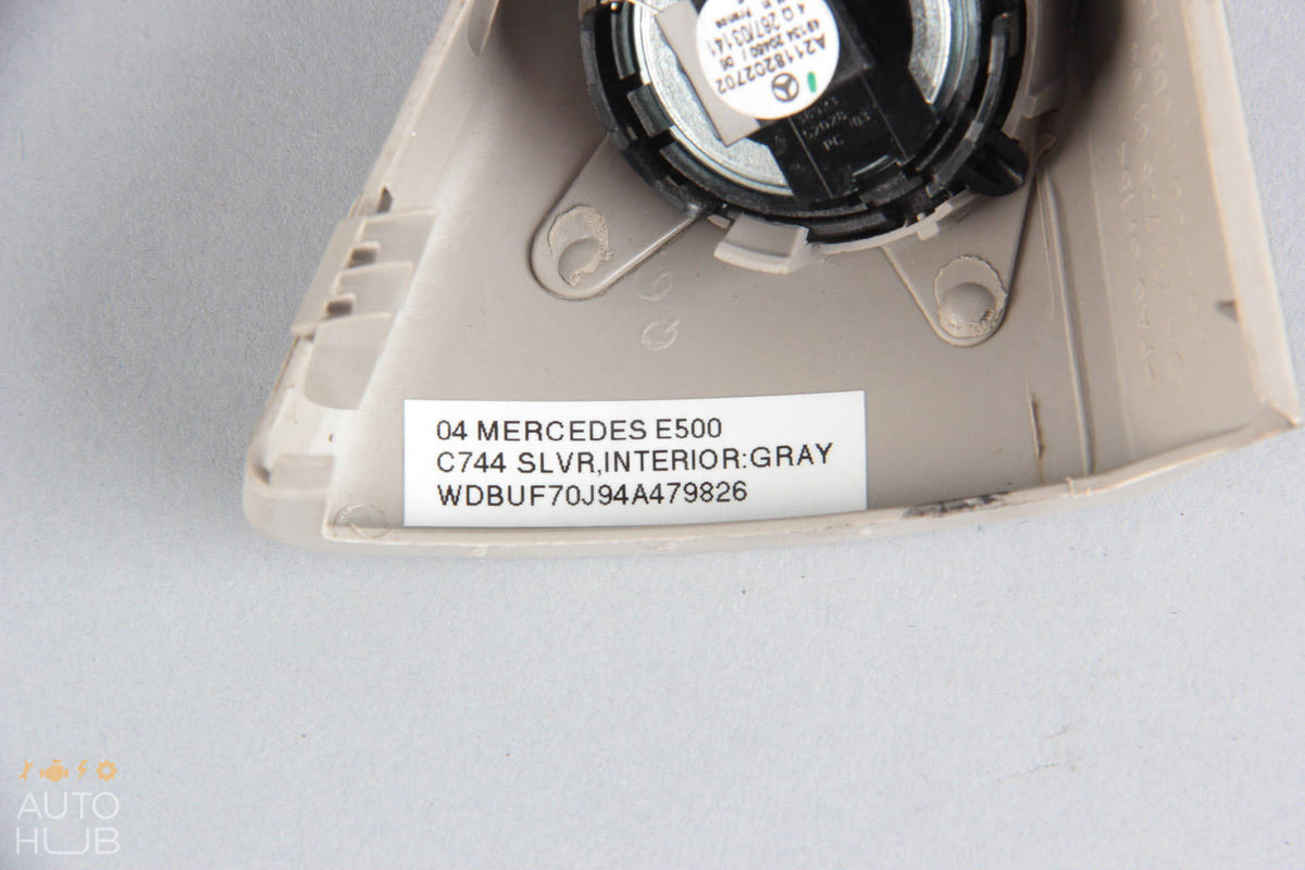 03-09 Mercedes W211 E320 E500 Left Driver Side Tweeter Speaker Cover Grey OEM - photo 8