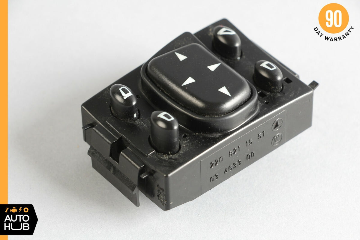 00-06 Mercedes W220 S55 AMG S500 Side Rear View Mirror Adjust Switch Button OEM - photo 2