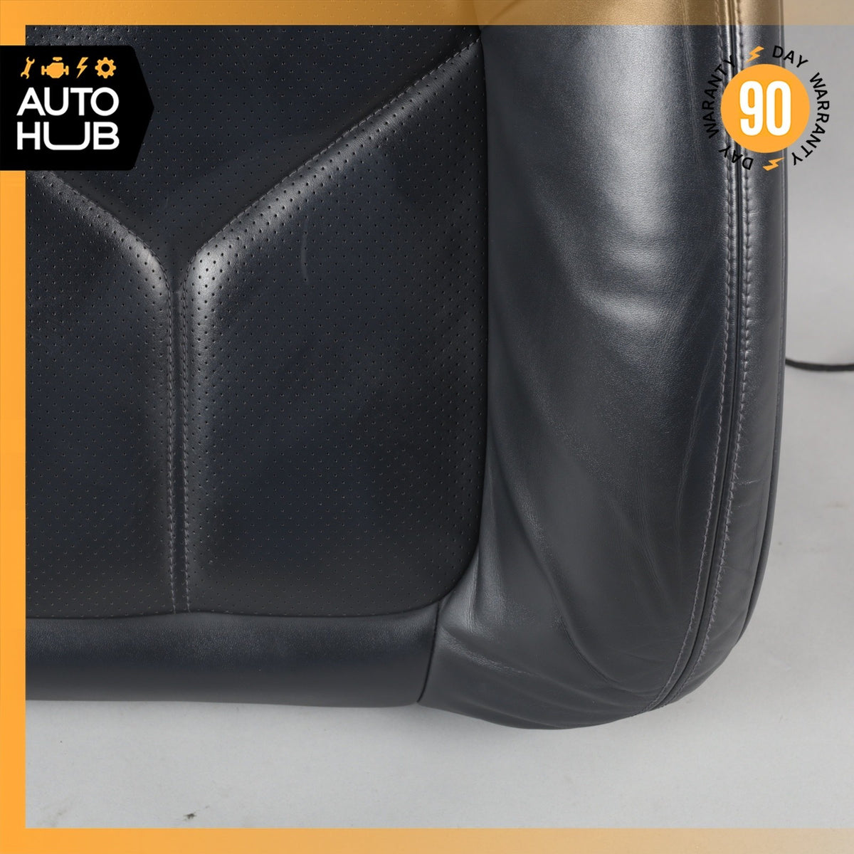 11-18 Porsche Cayenne 958 Front Left Side Seat Upper Cushion Leather OEM - photo 4