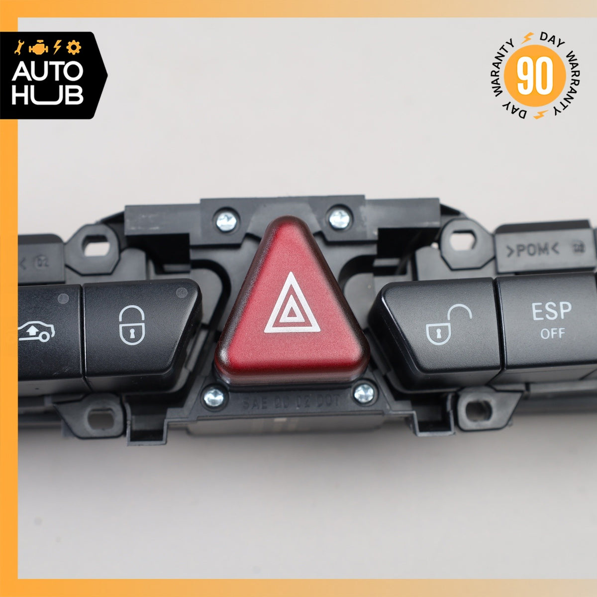 03-06 Mercedes W215 CL500 CL55 AMG Dashboard Control Switch Panel 2158209210 OEM - photo 4