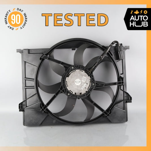 07-13 Mercedes W221 S550 S450 Engine Cooling Fan Motor Assembly 2215000493 OEM - photo 1