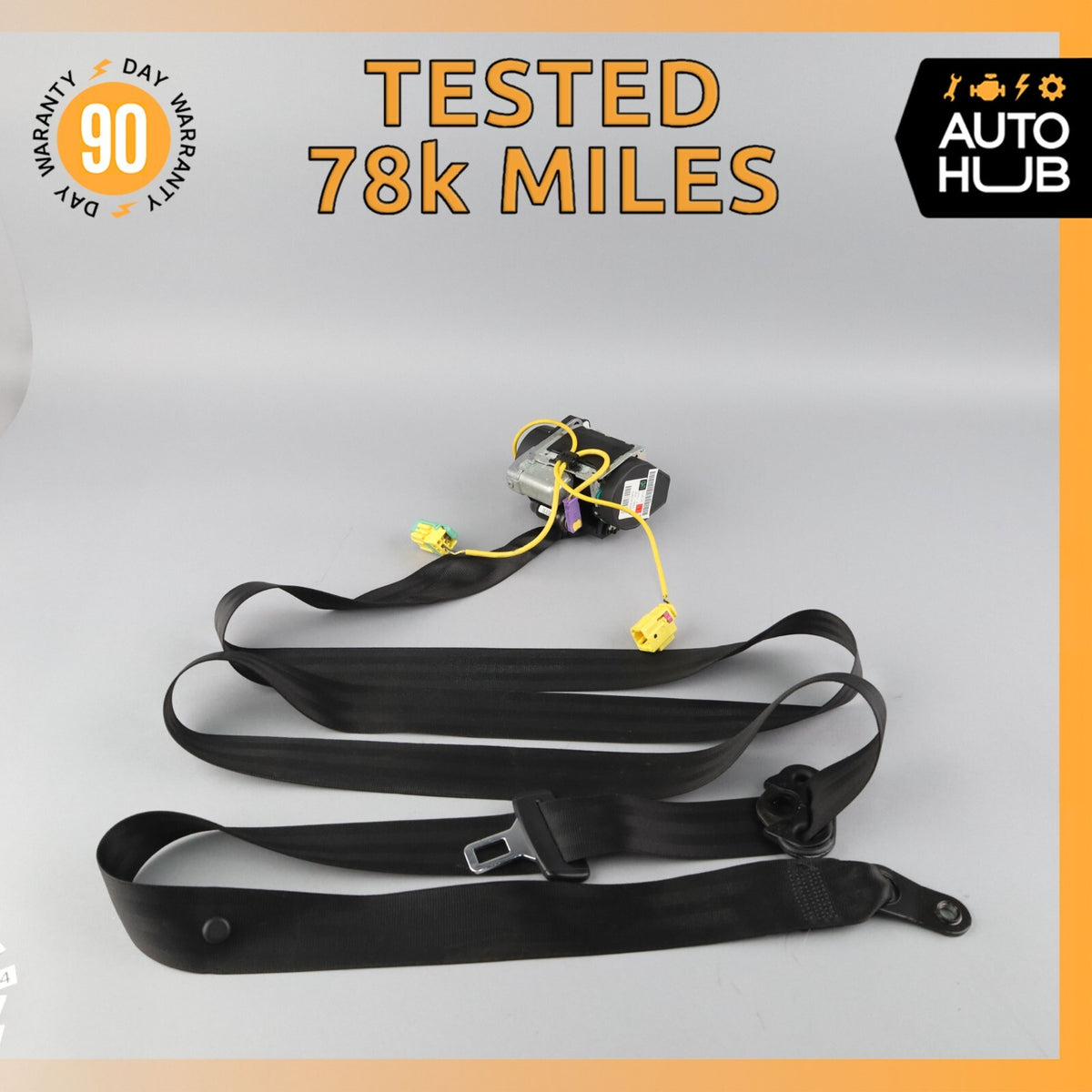 06-13 Bentley Continental Flying Spur Front Left Driver Side Seat Belt OEM 78k - photo 1