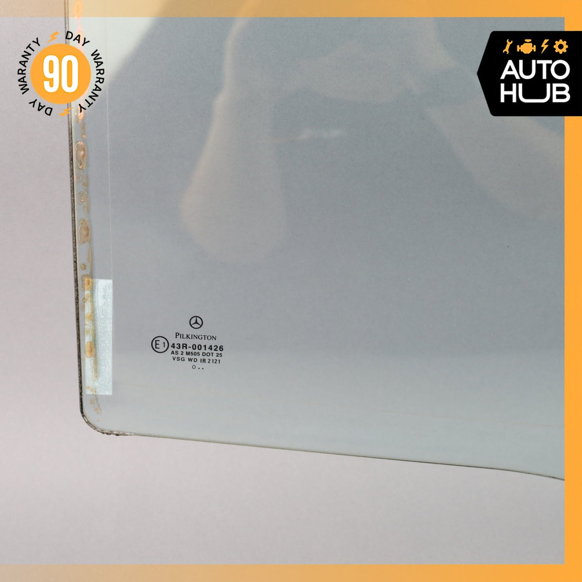 00-06 Mercedes W220 S600 S55 AMG Rear Right Passenger Side Window Glass OEM - photo 8