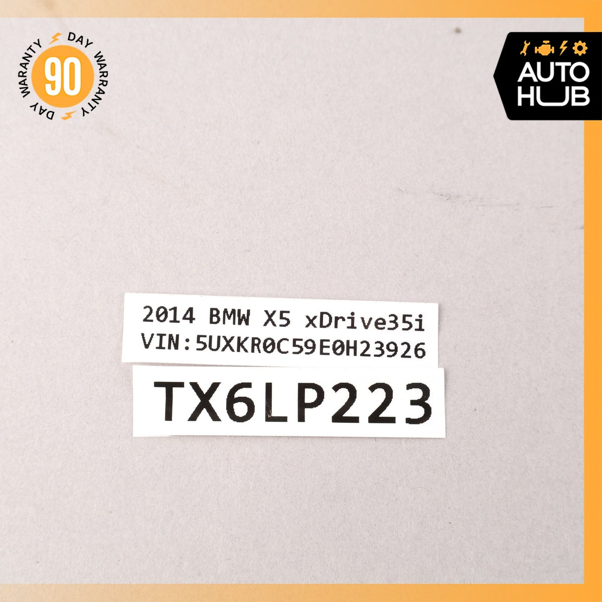 10-19 BMW F15 X5 535i N55 Engine Motor Upper Cover Panel Trim 11127607447 OEM - photo 14
