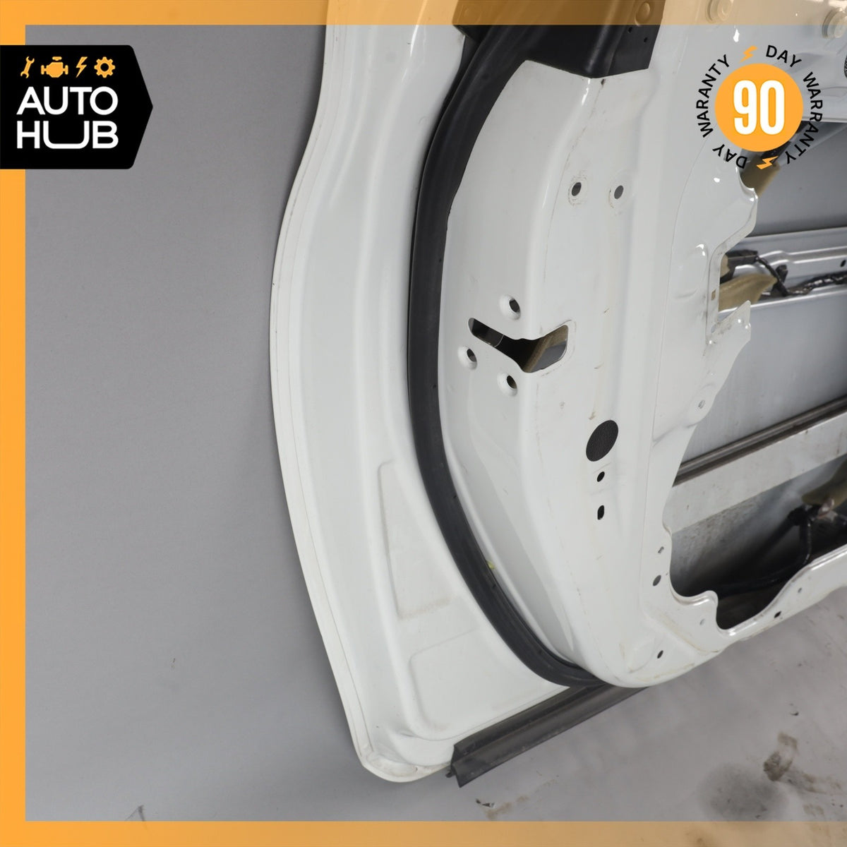 17-22 Infiniti Q60 Left Driver Side Door Shell Frame Panel White OEM 71k - photo 21