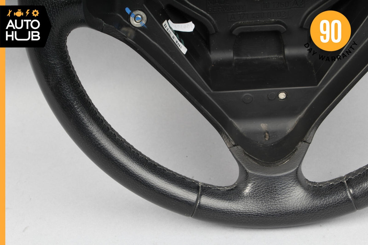 05-08 Mercedes W203 C230 SLK350 C350 Sport Steering Wheel Black 1714600103 OEM - photo 5