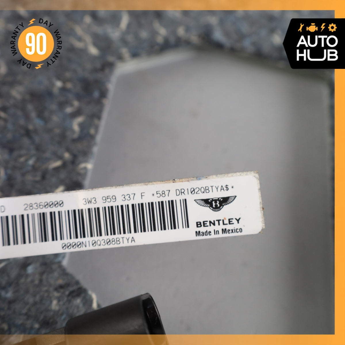 Bentley Continental GT Seat Occupancy Sensor SRS Mat 3W3959337F OEM - photo 12
