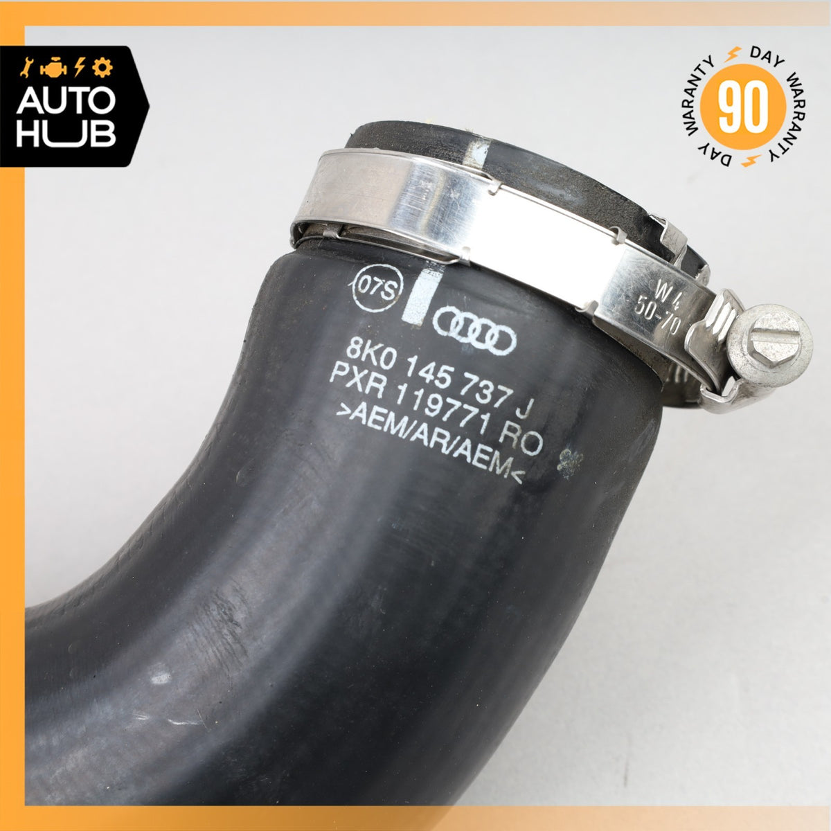 Audi B8 A4 Intercooler Radiator Upper Hose Pipe 8K0145737J OEM - photo 9