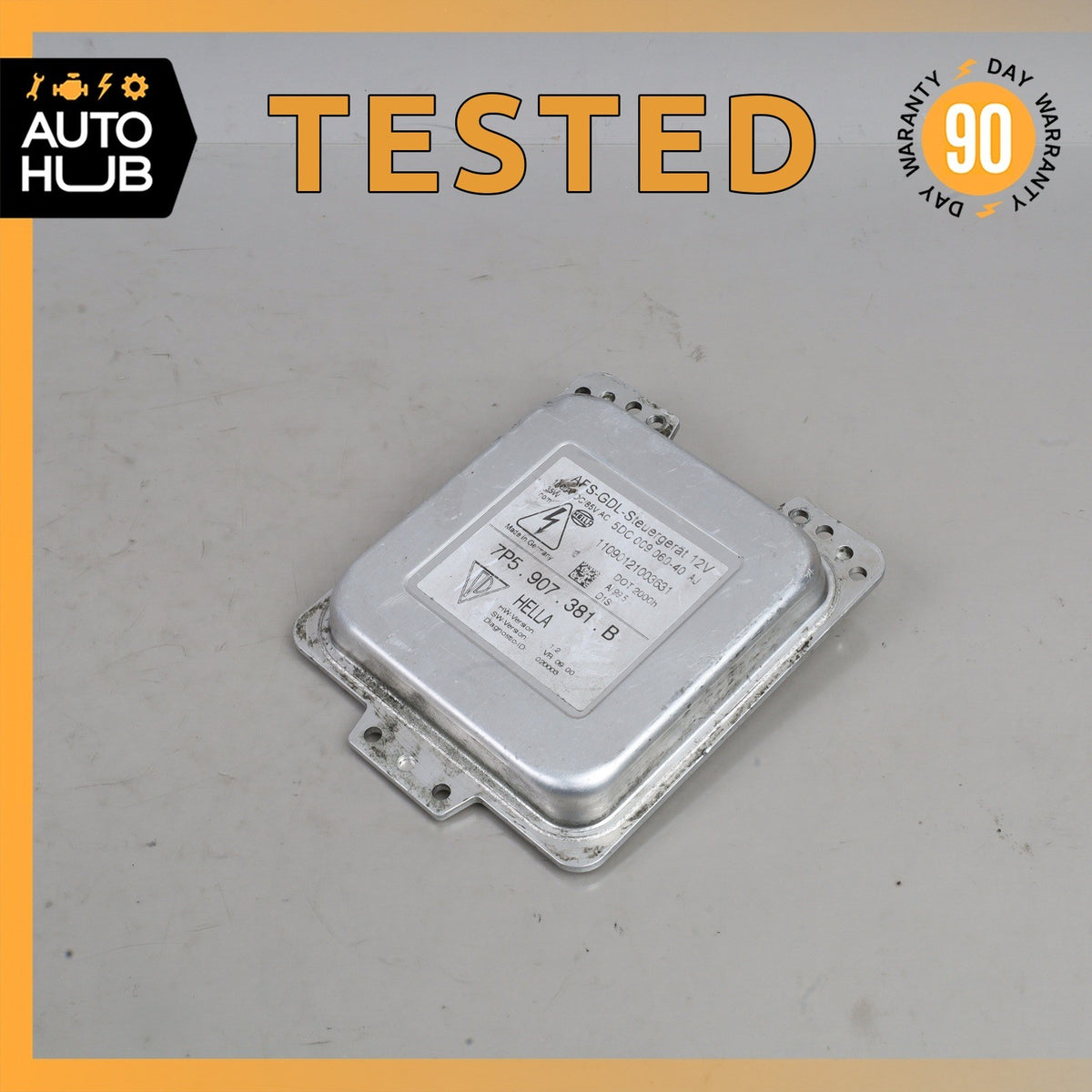 11-12 Porsche Cayenne 958 HID Headlight Ballast Module Unit 7P5907381B OEM - photo 1