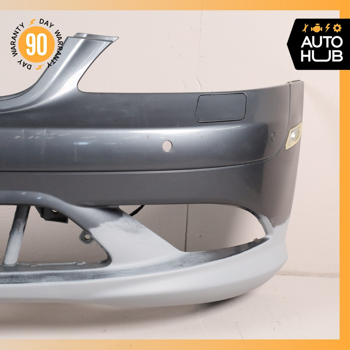 07-09 Mercedes W221 S550 S600 AMG Sport Front Bumper Cover Assembly Gray OEM - photo 6
