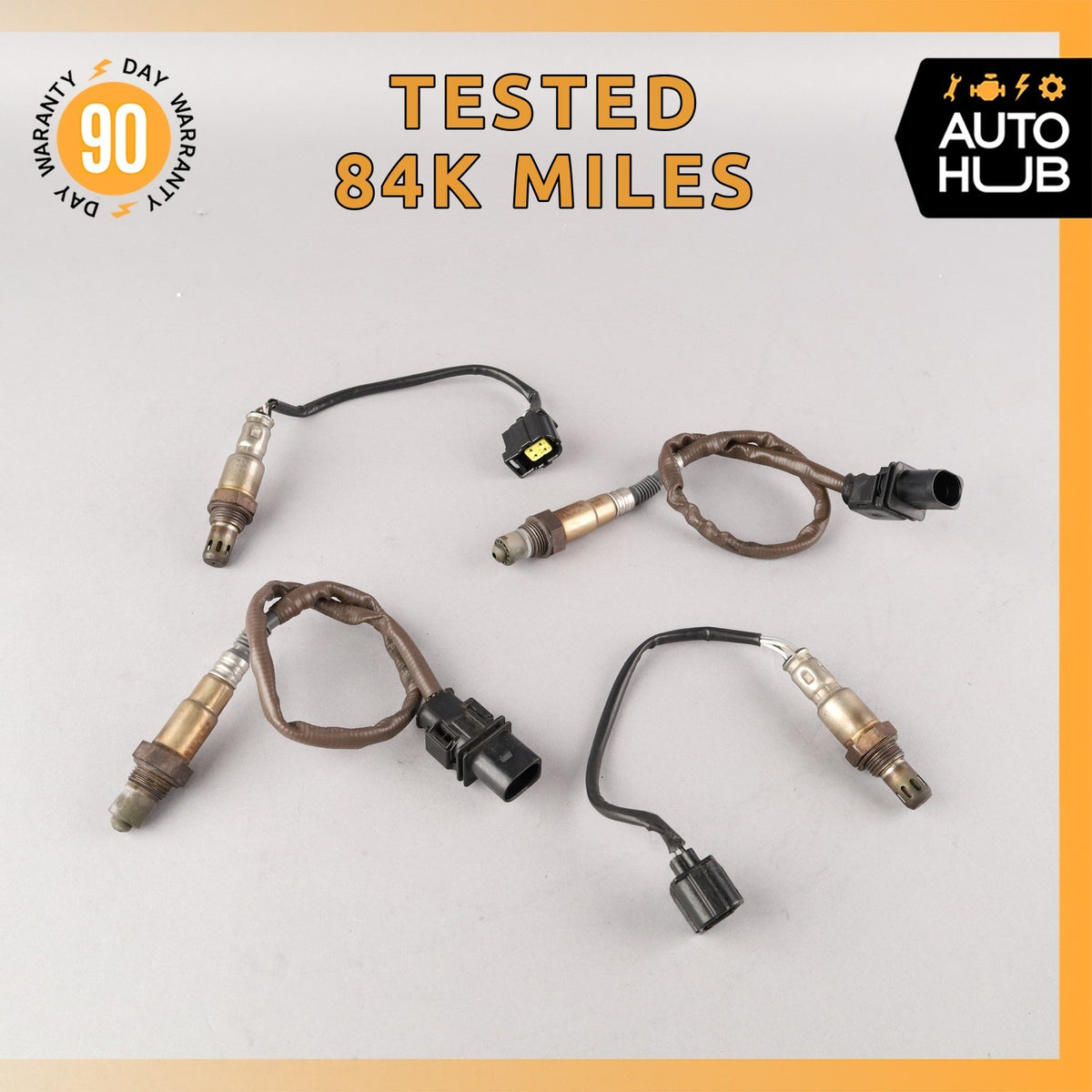 Mercedes W212 E350 CLS550 Oxygen O2 Sensor Lambda Set of 4 OEM 84k - photo 1