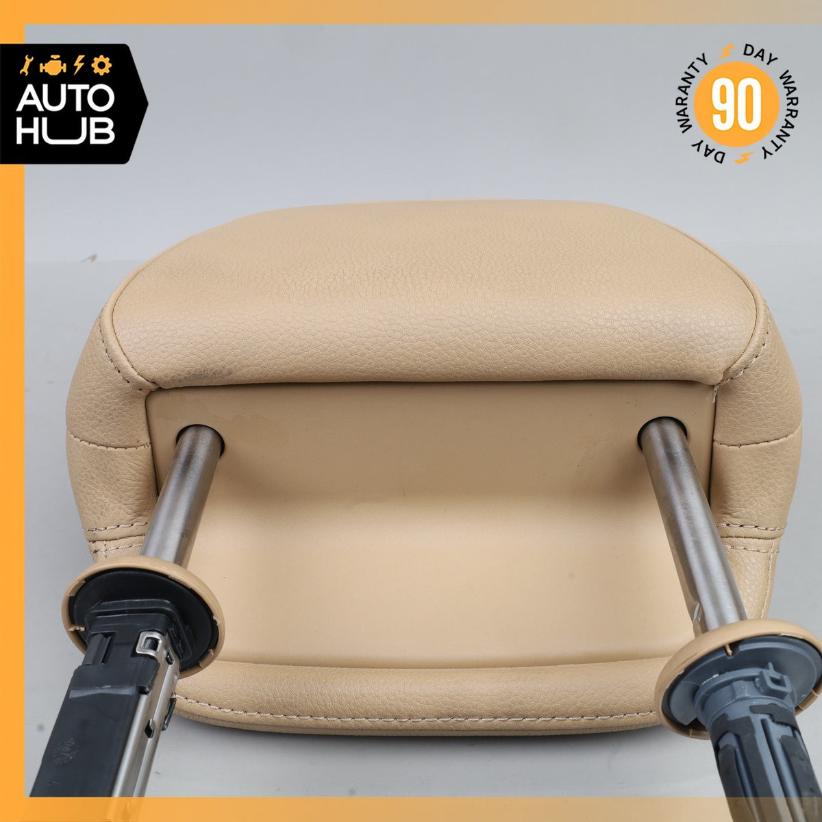11-14 Porsche Cayenne 958 Hybrid S Front Left Side Headrest Head Rest Beige OEM - photo 12