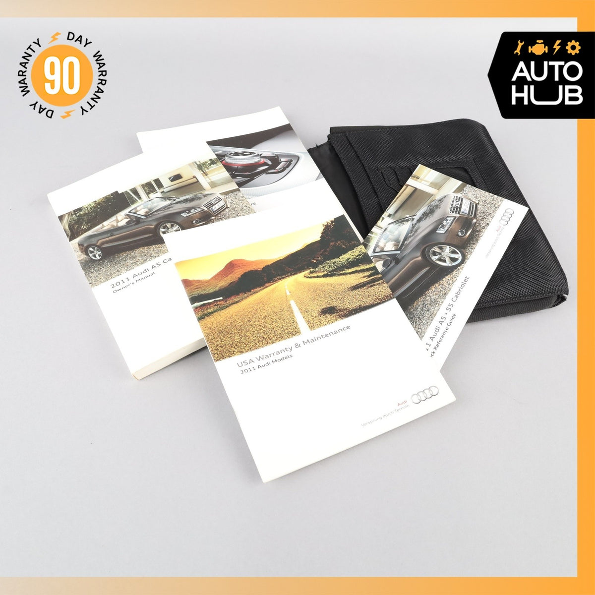2011 Audi B8 A5 Convertible Owner's Operator's Manual Book Set OEM - photo 1