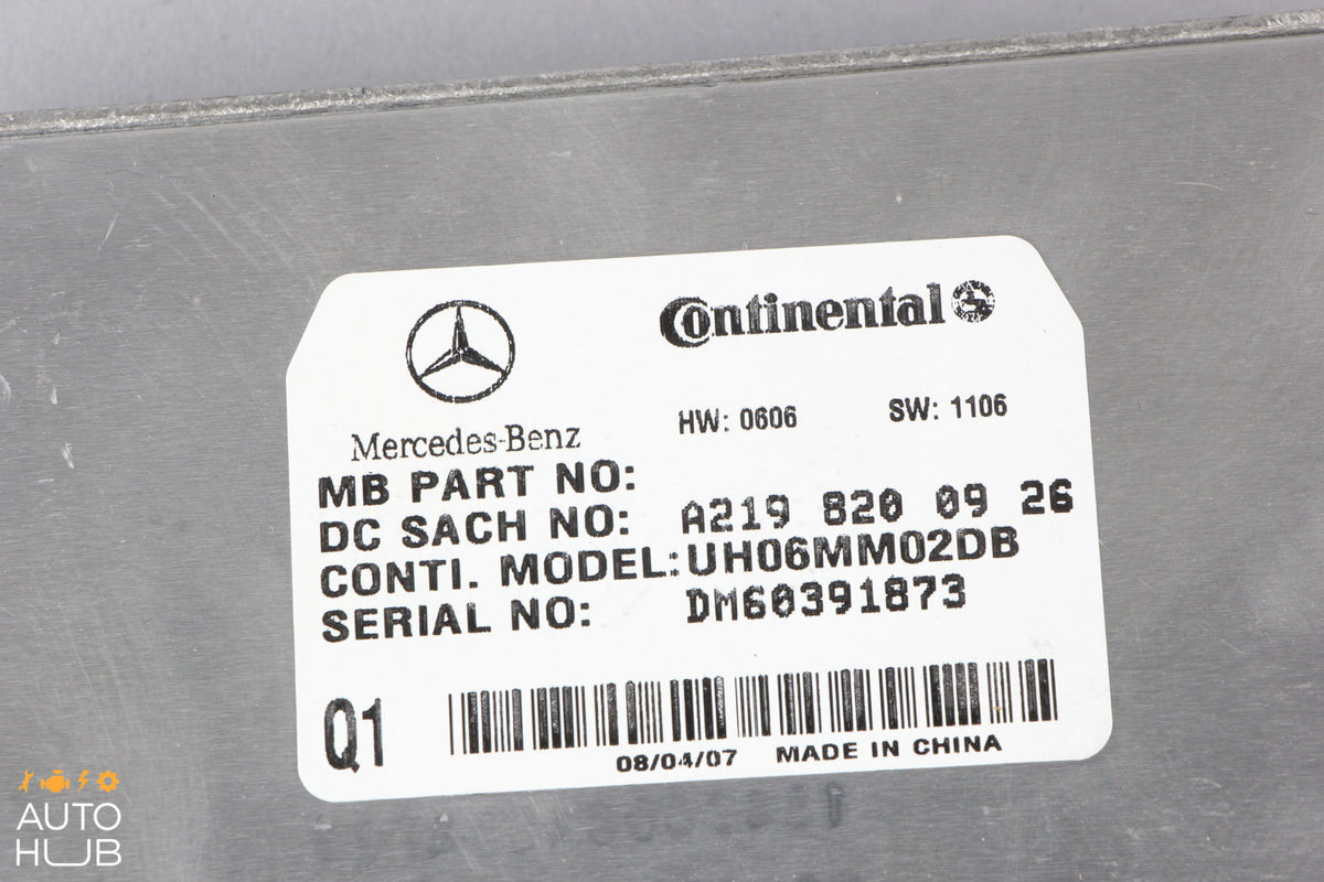 06-12 Mercedes R230 SL500 E350 Communication Control Module 2198200926 OEM - photo 8