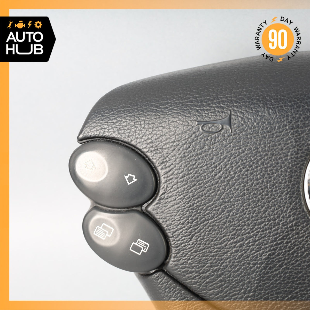 Mercedes W211 E350 CLS55 CLK350 SL500 Steering Wheel Airbag Air Bag Black OEM - photo 2