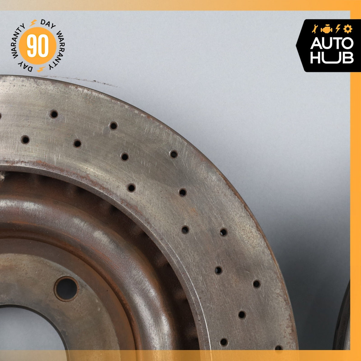 00-04 Aston Martin DB7 Front Brake Rotors Disc Left & Right Set OEM 38k - photo 14