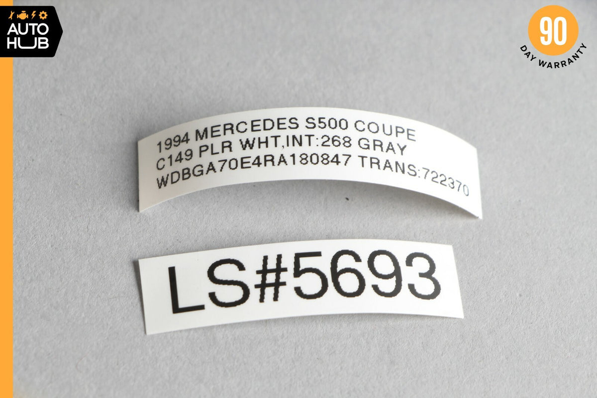 92-99 Mercedes W140 S500 CL600 S420 Rear Window Regulator Control Switch Button - photo 6
