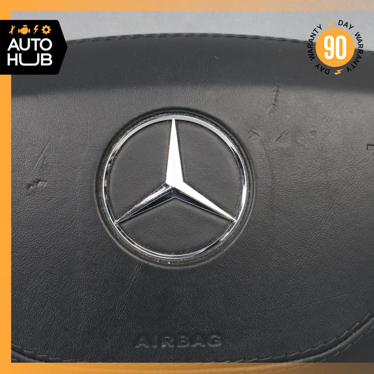 07-10 Mercedes W221 S550 CL550 S450 Steering Wheel Airbag Air Bag Black OEM - photo 2