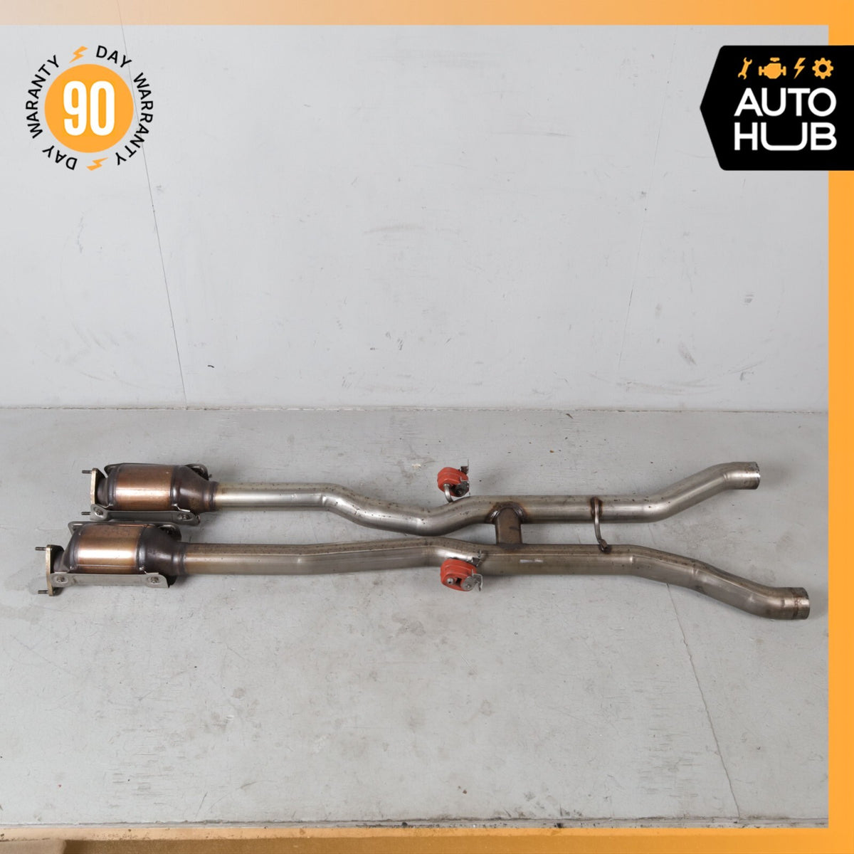 Bentley Continental GT 6.0L Middle Exhaust Downpipe Left & Right Side OEM - photo 1