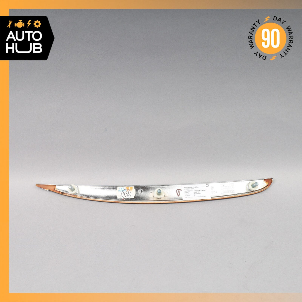 04-09 Mercedes W209 CLK500 CLK550 Rear Right Passenger Side Door Trim Wood OEM - photo 6